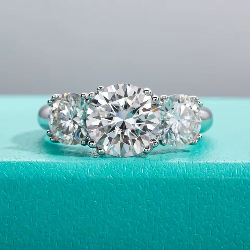 Anel Órion Moissanite 5 CT