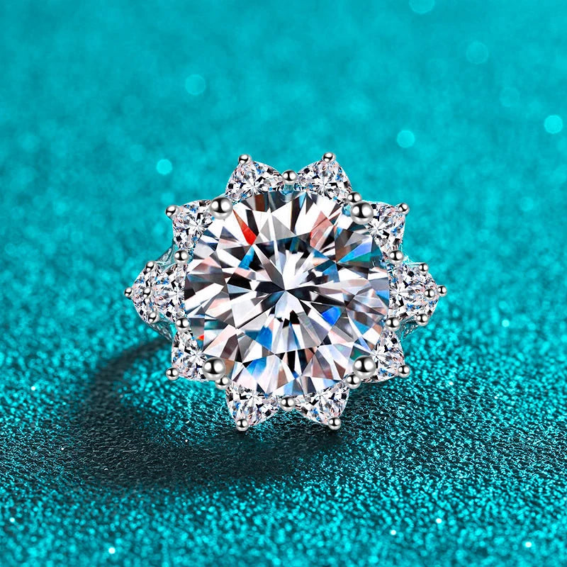 Anel Solitário Magnare Moissanite 10 CT