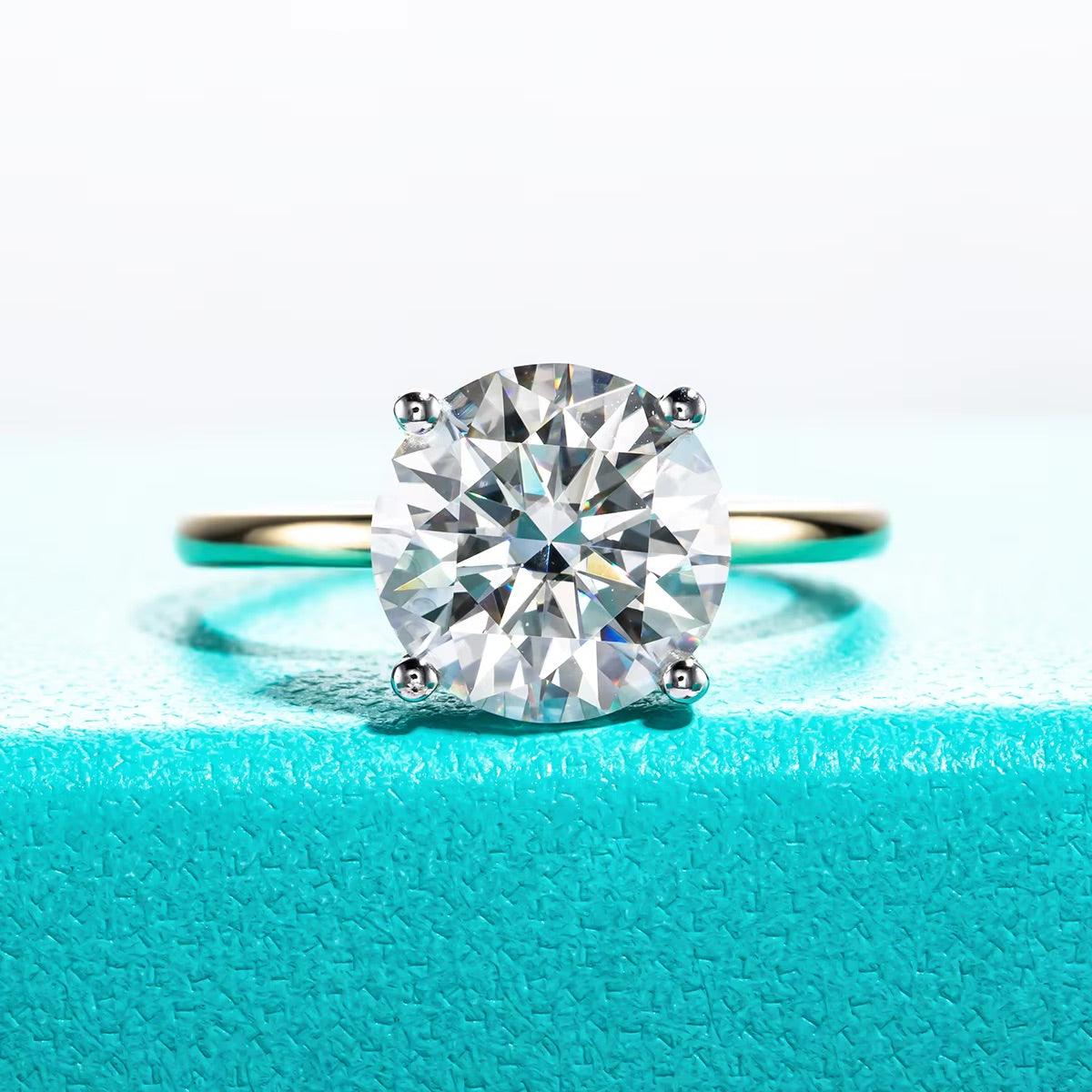 Anel Solitário Sollenti Moissanite 3 CT