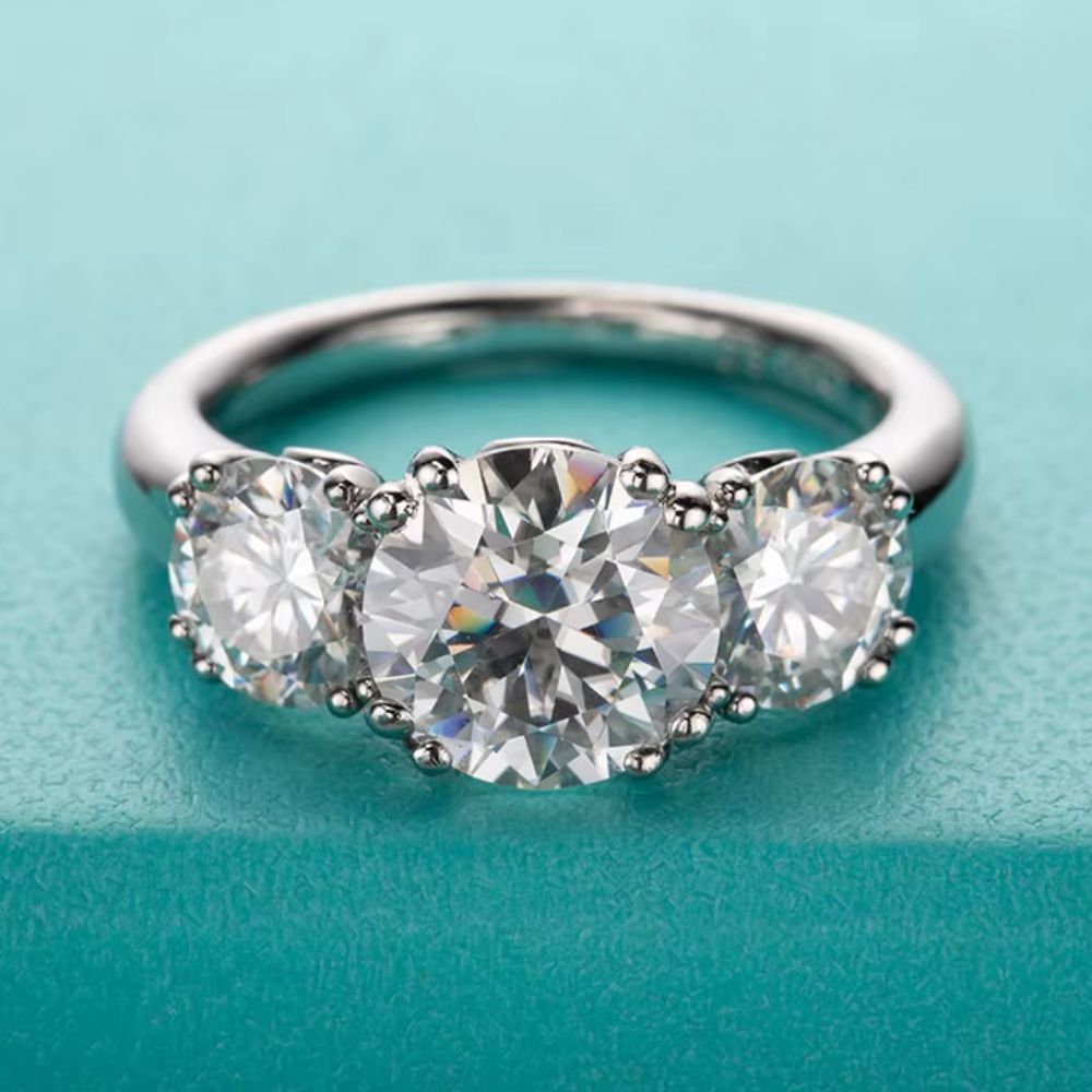 Anel Órion Moissanite 5 CT