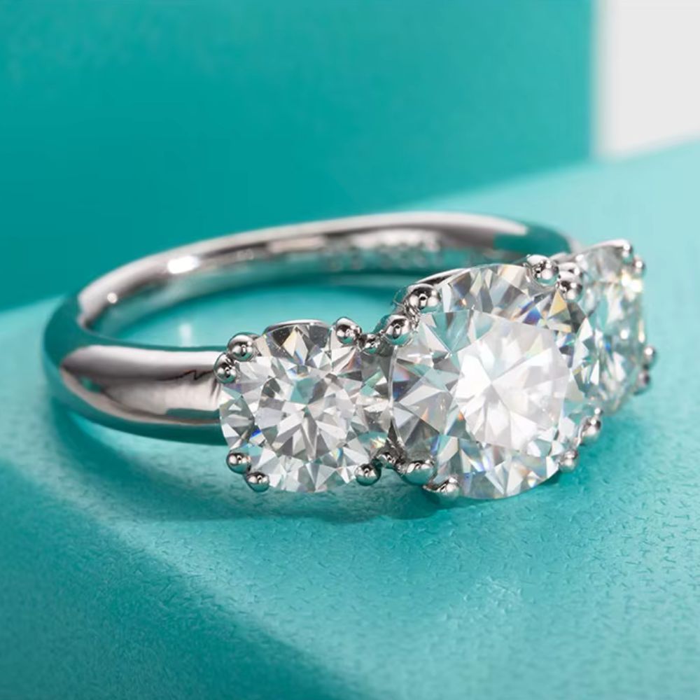 Anel Órion Moissanite 5 CT