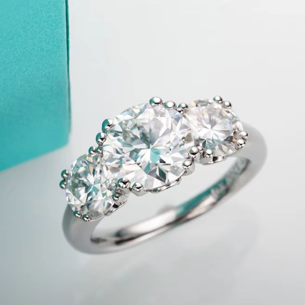 Anel Órion Moissanite 5 CT