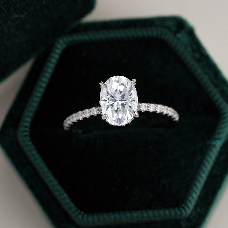 Anel Solitário Origem Moissanite