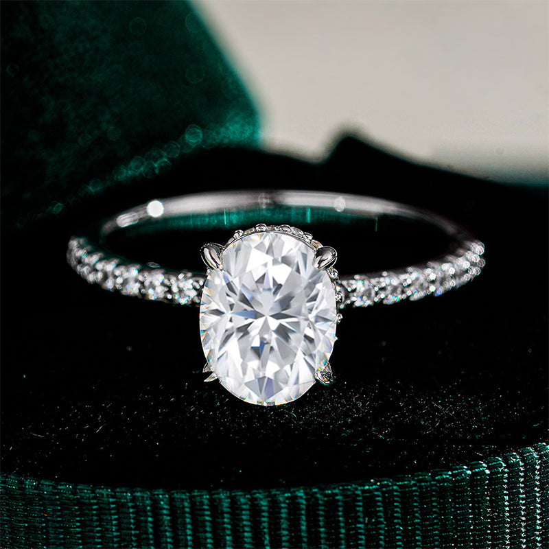 Anel Solitário Origem Moissanite